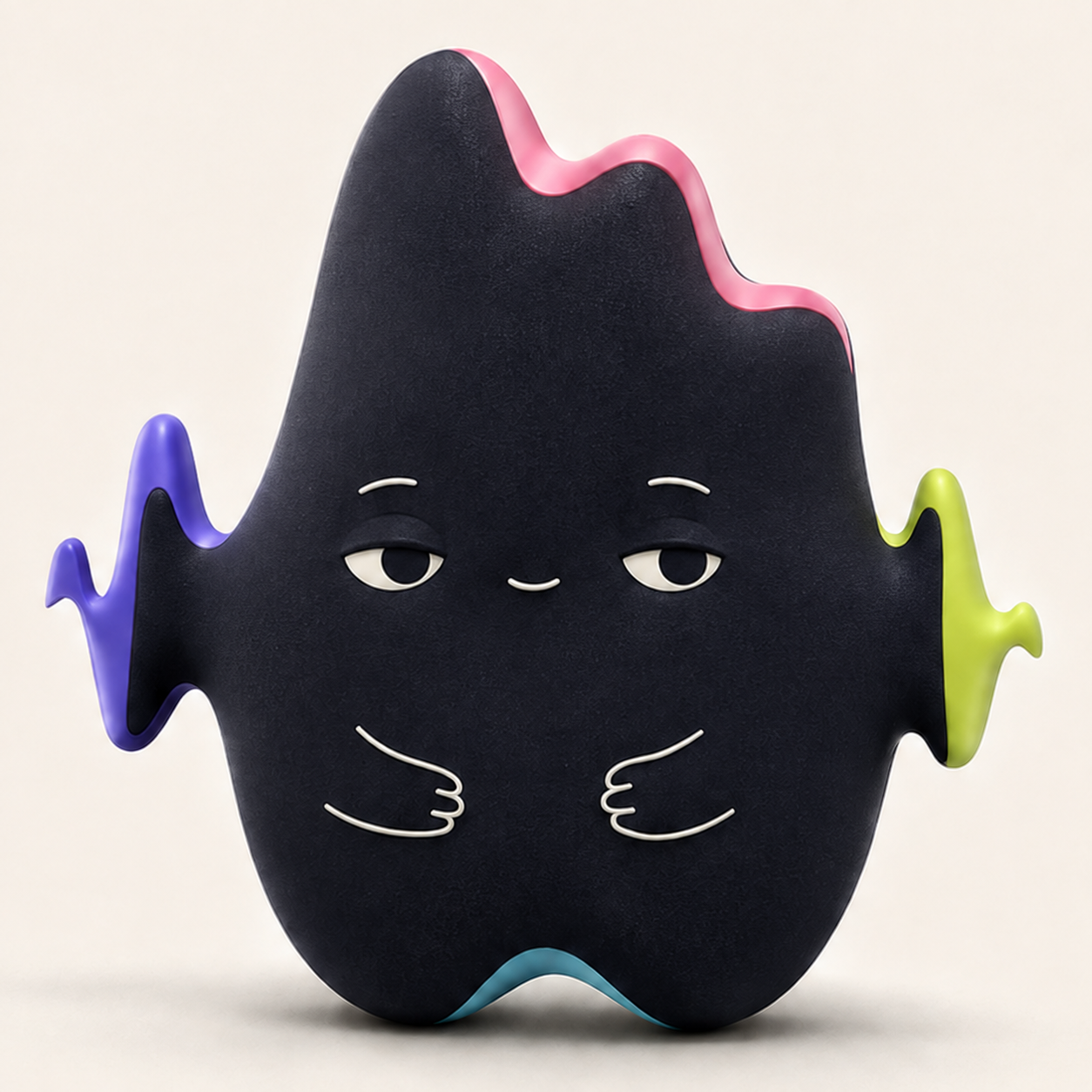 EMOMO, the friendly 3D blob-shaped AI music maker